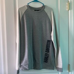 Harley-Davidson® Men's Colorblocked Raglan Sleeves Pullover Sweatshirt